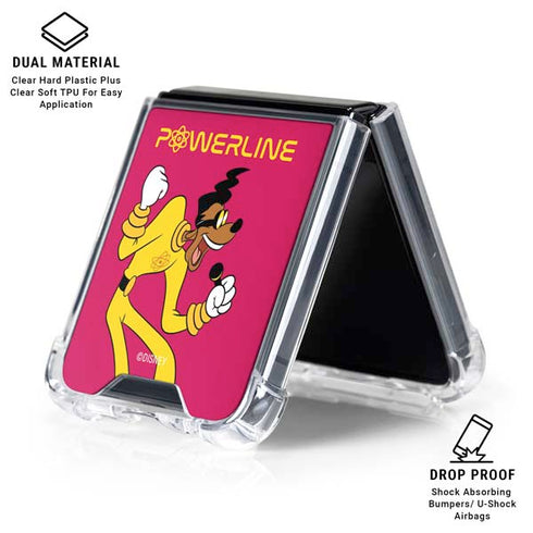 Disney Powerline Galaxy Z Flip6 Clear Case